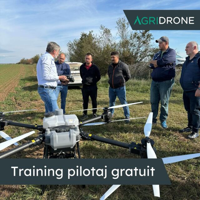 Training drona agricola