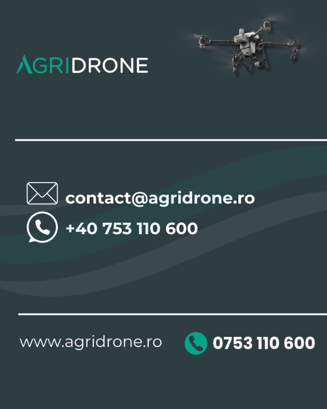 Comanda drona agricola