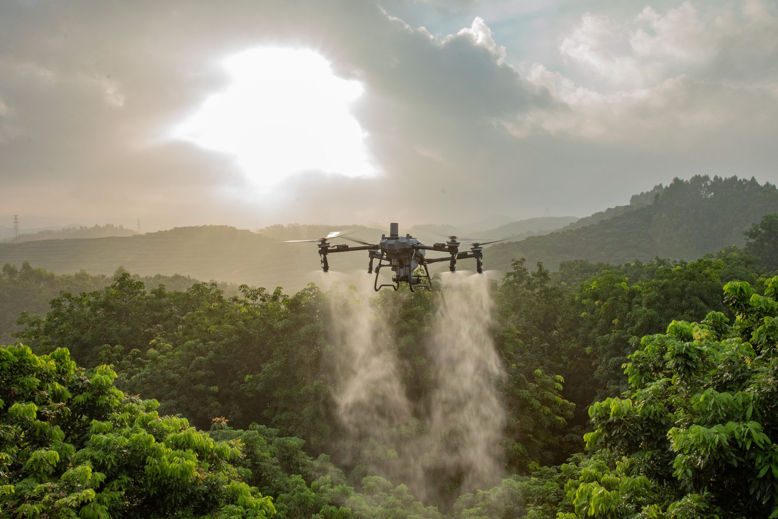 DJI Agras T70P in misiune